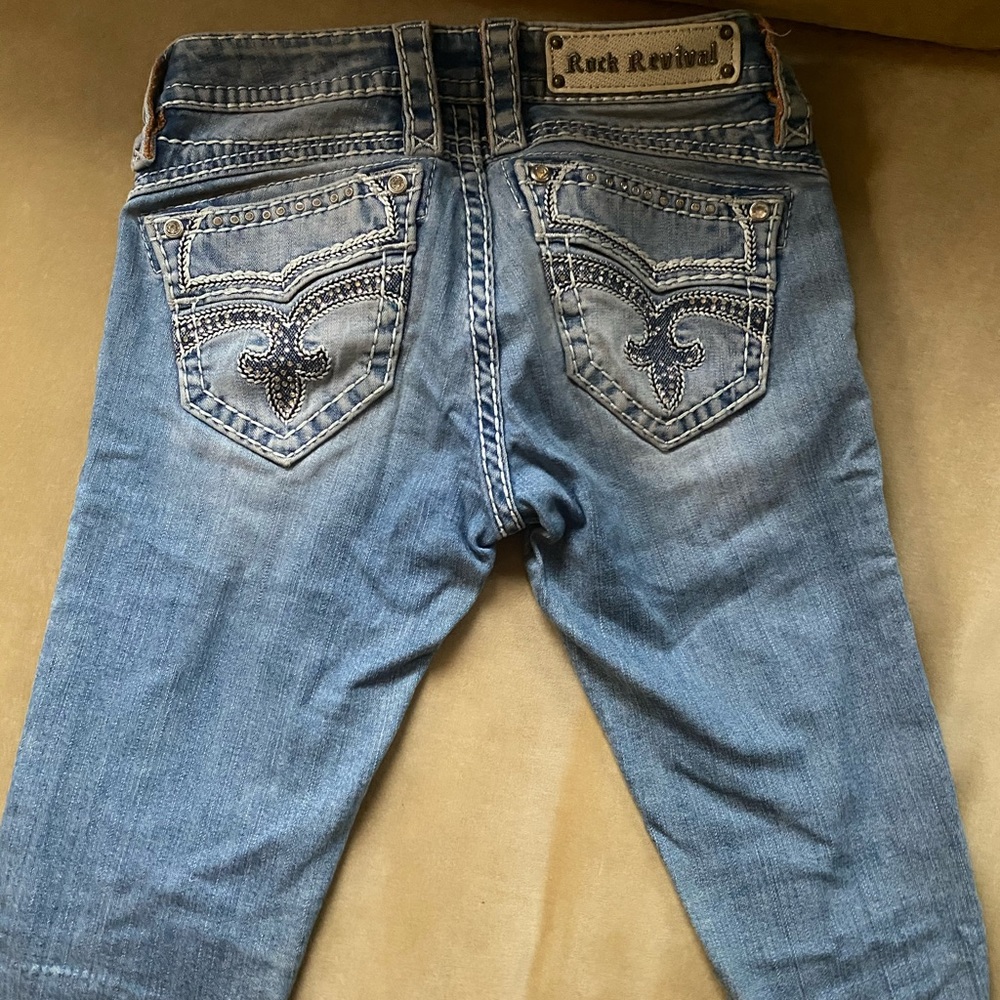 Rock revival, women’s, bootcut, light wash, 25